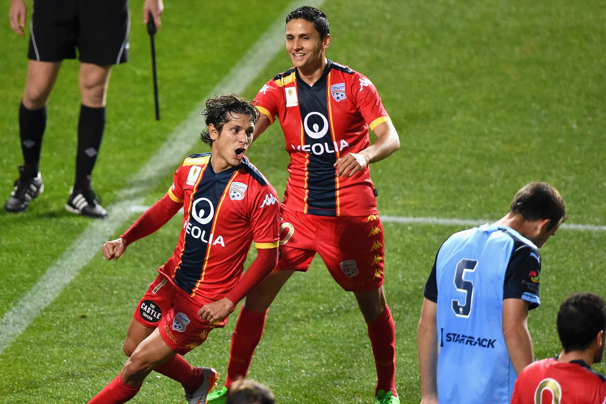 The Reds knocked Sydney FC out of the FFA Cup at Coopers Stadium in 2015.