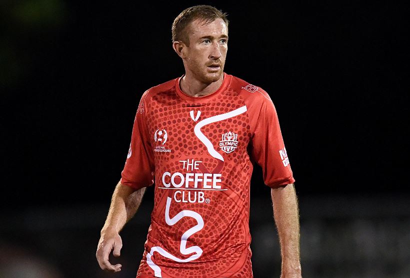 Former Hyundai A-League star Alex Smith is key in the middle of the park for Olympic