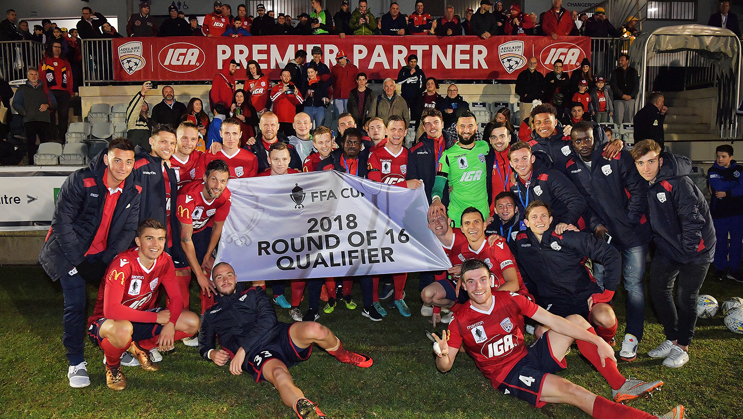 Adelaide United are through to the FFA Cup 2018 Round of 16