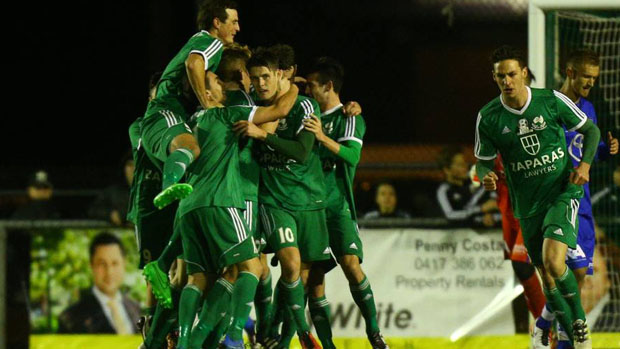 Bentleigh Greens are through to the Round of 32. Image: Graeme Furlong/Football Federation Victoria.