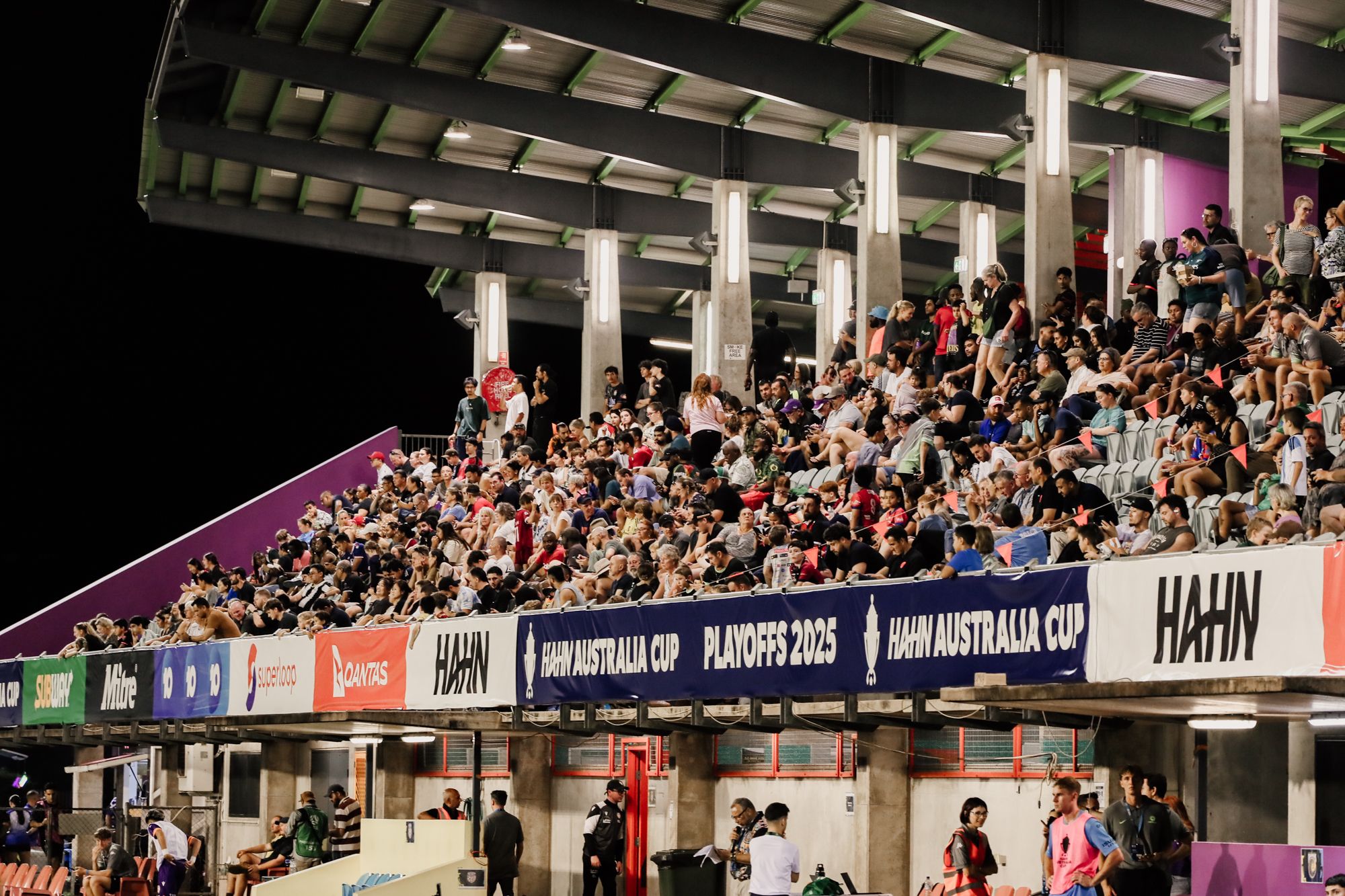The crowd in Darwin for the Australia Cup Playoff between Central Coast Mariners and Perth Glory (Photo: Football Australia)