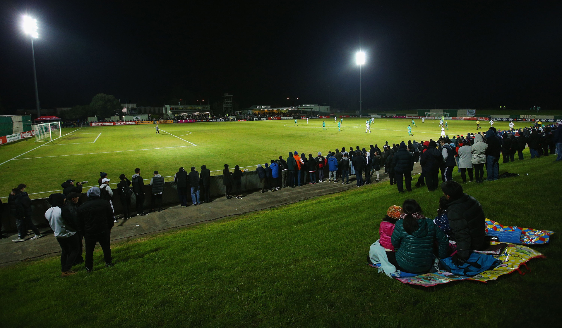 A general view is seen during the Australia Cup Round of 32 match between Green Gully and the Central Coast Mariners at Green Gully Reserve on August 2, 2016