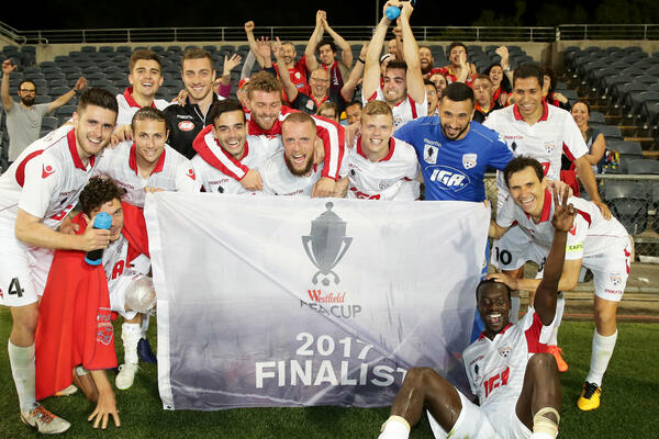 Adelaide United are into the Westfield FFA Cup Final.