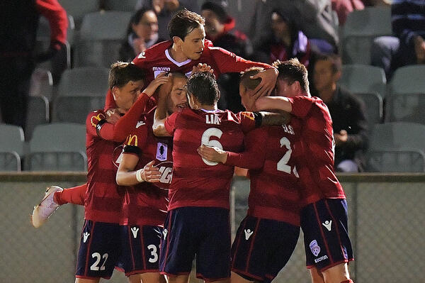 Adelaide United celebrate