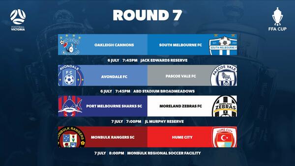 Victorian Round 7 fixtures locked in