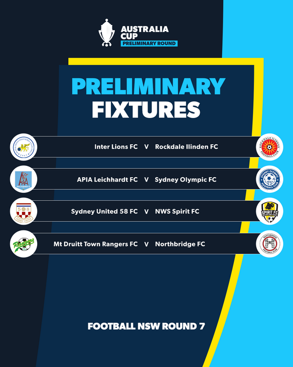 aus cup nsw round 7 fixtures