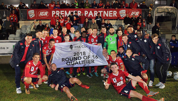 Adelaide United are through to the FFA Cup 2018 Round of 16