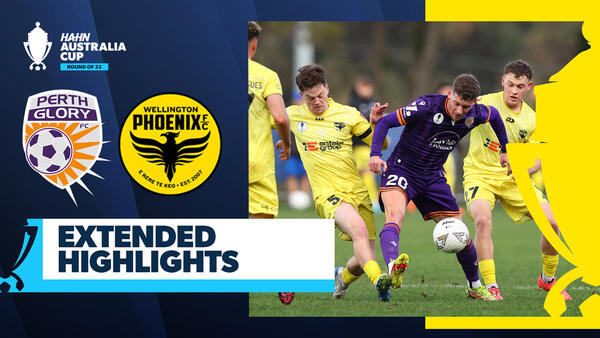 Perth Glory v Wellington Phoenix | Extended Highlights | Hahn Australia Cup 2025 Round of 32