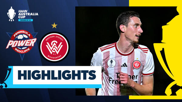 Peninsula Power v Western Sydney Wanderers | Highlights | Hahn Australia Cup 2025 Round of 32