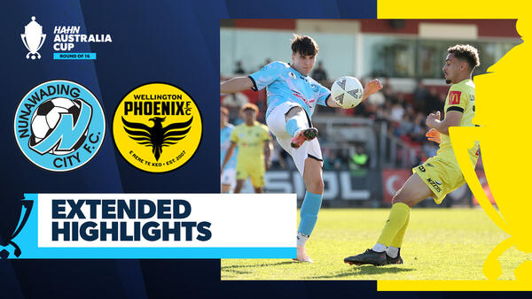 Nunawading City v Wellington Phoenix | Extended Highlights | Hahn Australia Cup 2025 Round of 16