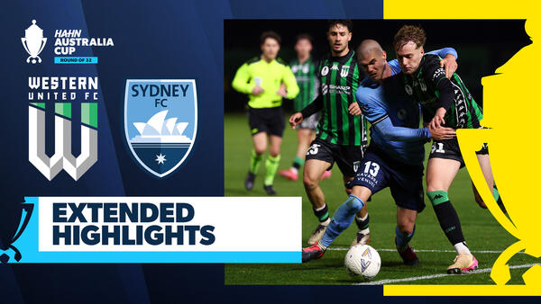 Western United v Sydney FC | Extended Highlights | Hahn Australia Cup 2025 Round of 32