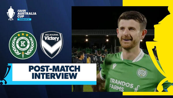 Mitch Oxborrow: Biggest night in this club's history | Interview | Hahn Australia Cup 2025
