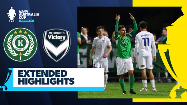 Olympic Kingsway v Melbourne Victory | Extended Highlights | Hahn Australia Cup 2025 Round of 32