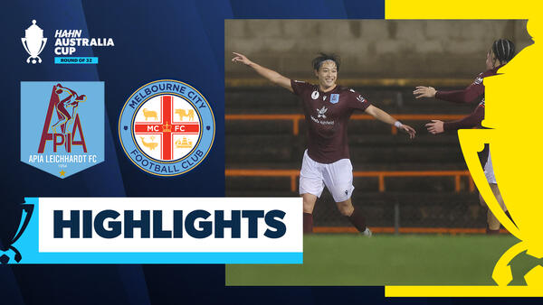 APIA Leichhardt v Melbourne City | Quick Highlights | Hahn Australia Cup 2025 Round of 32