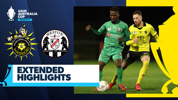 Heidelberg United v Weston Bears | Extended Highlights | Hahn Australia Cup 2025 Round of 32