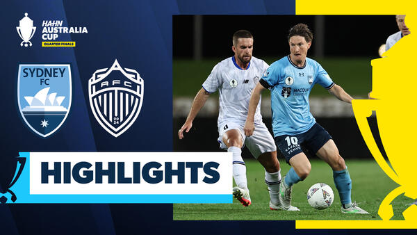 Sydney FC v Auckland FC | Quick Highlights | Hahn Australia Cup 2025 Quarter Finals