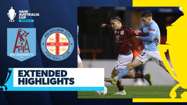APIA Leichhardt v Melbourne City | Extended Highlights | Hahn Australia Cup 2025 Round of 32