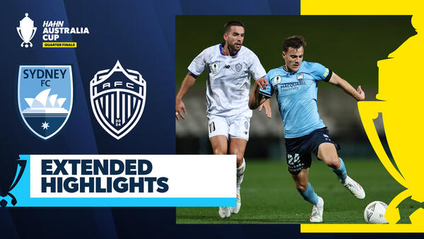 Sydney FC v Auckland FC | Extended Highlights | Hahn Australia Cup 2025 Quarter Finals