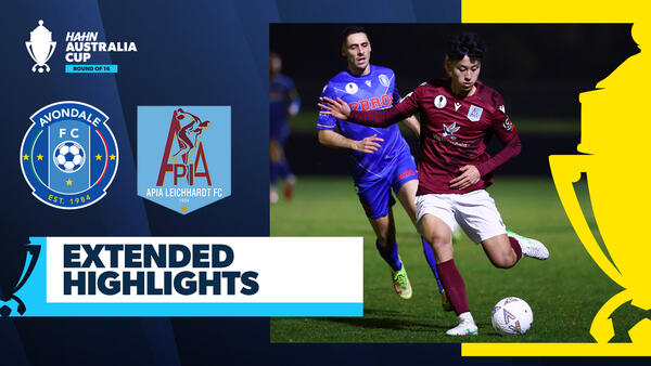 Avondale FC v APIA Leichhardt | Extended Highlights | Hahn Australia Cup 2025 Round of 16