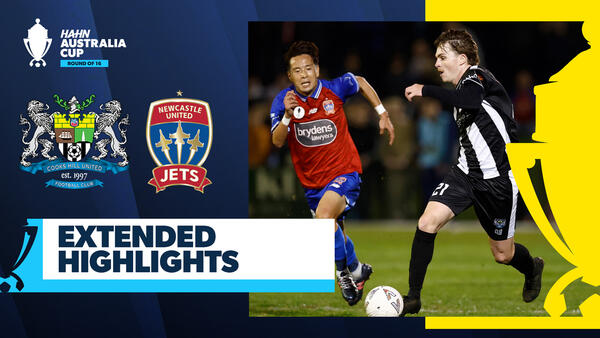 Cooks Hill United v Newcastle Jets | Extended Highlights | Hahn Australia Cup 2025 Round of 16