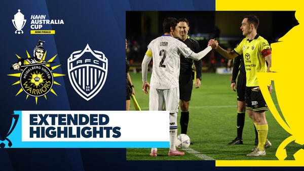 Heidelberg United v Auckland FC | Extended Highlights | Hahn Australia Cup 2025 Semi Finals