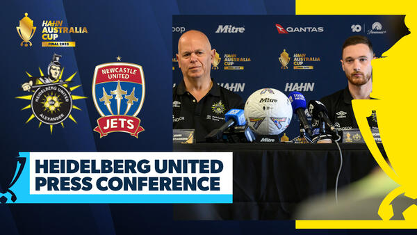 John Anastasiadis and Anthony Lesiotis | Pre-Match Press Conference | Hahn Australia Cup Final 2025