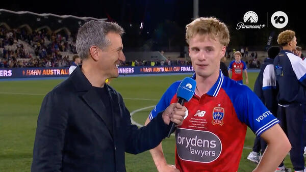 Oscar Fryer: Scoring after that long injury felt amazing | Interview | 2025 Australia Cup Final