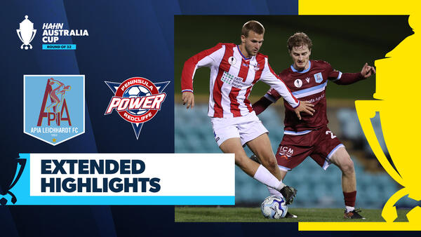 APIA Leichhardt v Peninsula Power | Extended Highlights | Hahn Australia Cup 2026 Round of 32