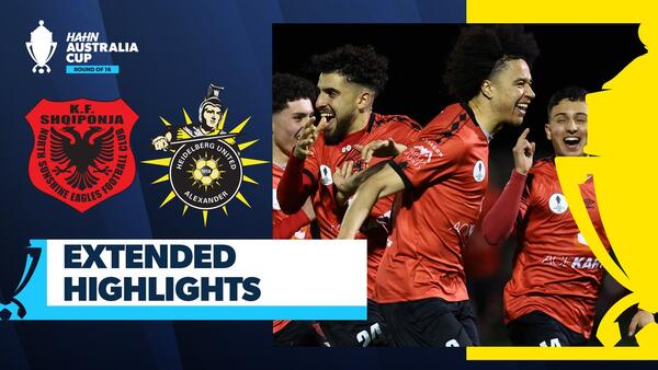 North Sunshine Eagles v Heidelberg United | Extended Highlights | Hahn Australia Cup Round of 16