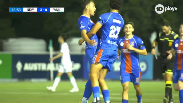 GOAL: Nathan Grimaldi makes it three for Newcastle