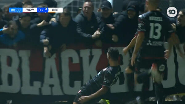 GOAL: Carluccio - Wanderers lead in Rooty Hill