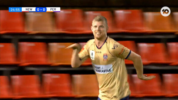 GOAL: Elsey - Newcastle open the scoring
