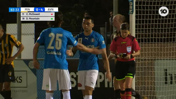 GOAL: Diaz scores a brace | Mindil Aces v Avondale FC