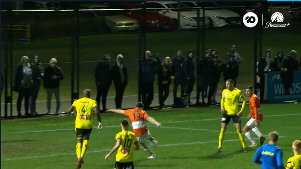 GOALS: Henry Hore cancels out Heidelberg's equaliser