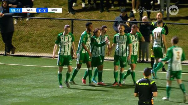 GOAL: Iannucci equalises with a screamer | Wollongong United v Green Gully