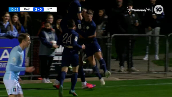 GOAL: Nicolas Niagioran brace | Oakleigh Cannons v Brisbane City