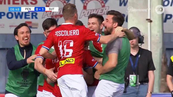GOAL: Sydney United screamer from Yianni Fragogiannis