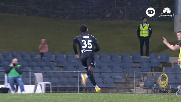 GOAL: Macarthur open the scoring with Toure | Macarthur FC v Wellington Phoenix