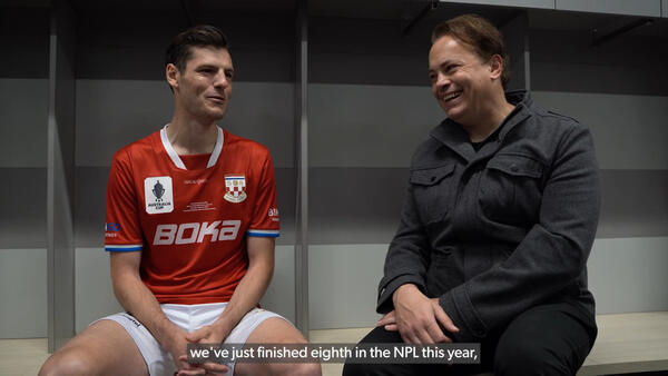 Bozza meets Sydney United Captain Adrian Vlastelica | Australia Cup Final 2022