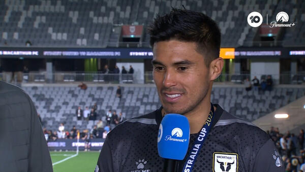 Davila: I know my wife is watching down on me | Interview | Australia Cup