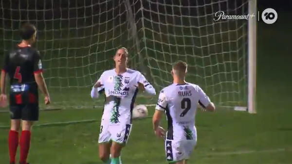 GOAL: Lachie Wales makes it three