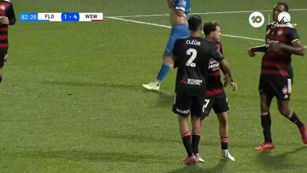 GOAL: Western Sydney's Lachlan Brook steals the show