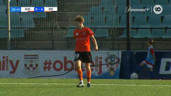 GOAL: 15-year-old Quinn MacNicol bags his first goal for Roar