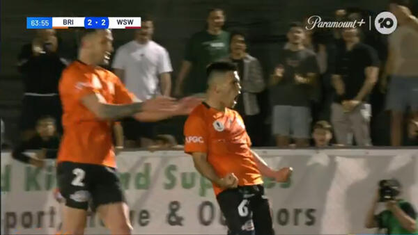 GOAL: Caletti slams in the third for Roar
