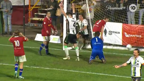 OWN GOAL: Aloisi's men lead in Gold Coast