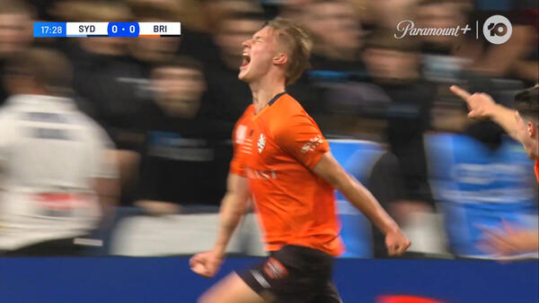 GOAL: Thomas Whaddingham does it again for Brisbane