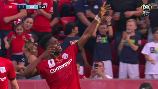 Al Hassan Toure lights up the FFA Cup Final