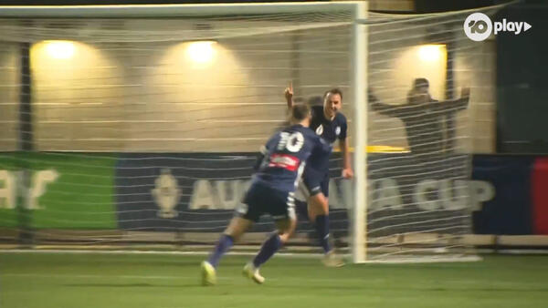 GOAL: Oakleigh take a shock lead against Sydney FC | Oakleigh Cannons v Sydney FC | Australia Cup 2024 Round of 32