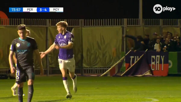 GOAL: Nathanael Blair pulls one pack for Perth | Perth Glory v Melbourne City | Australia Cup 2024 Round of 32