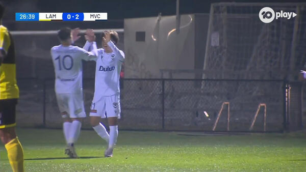 GOAL: Young Alex Lee with a delicious finish | Lambton Jaffas v Melbourne Victory | Australia Cup 2024 Round of 32